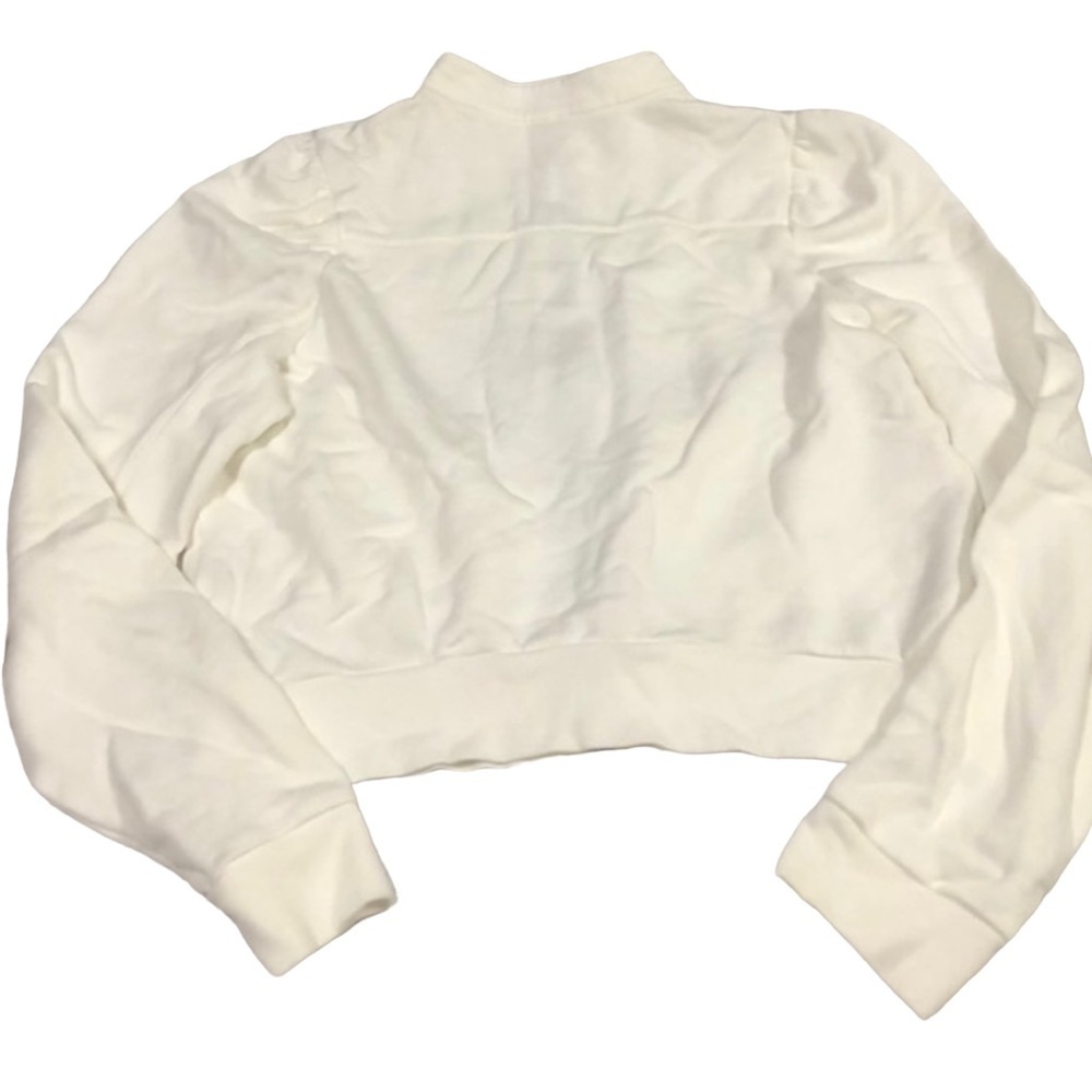 Free People Just For You Shirred White Jacket 🔥🔥HOST PICK🔥🔥 NWT - Picture 8 of 9